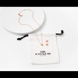 COACH Necklace & Earrings